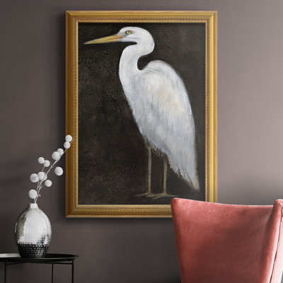 Reproduction d'un héron blanc II