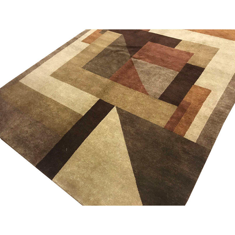 Himalayan Wool Abstract Area Rug