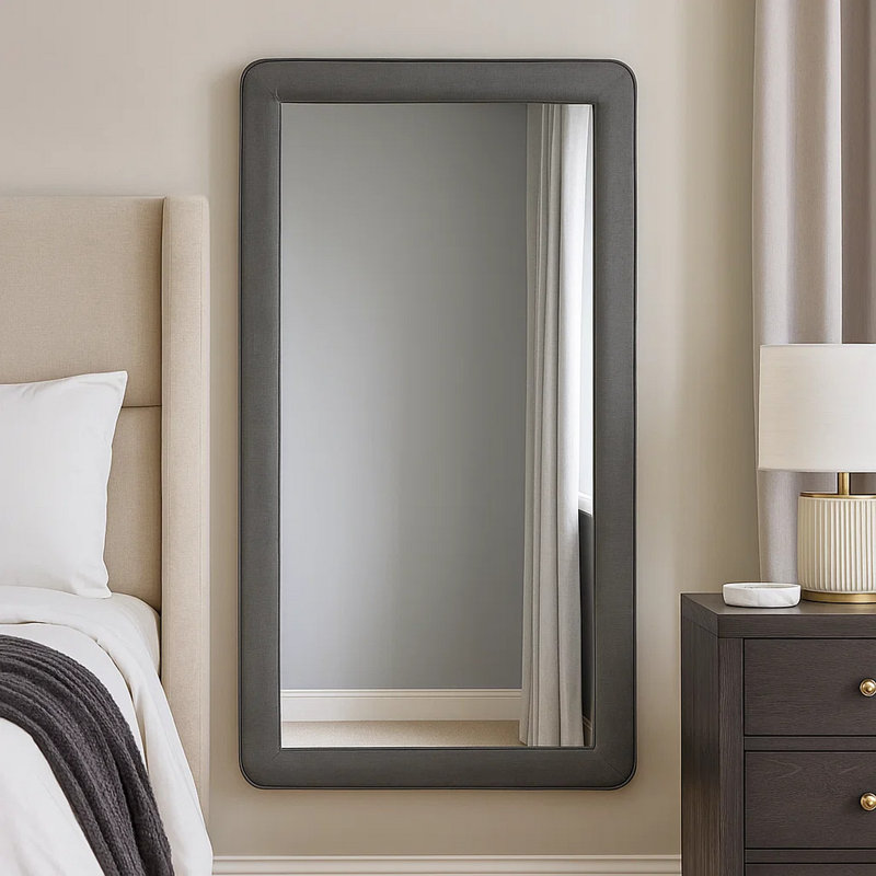 Miroir de commode en tissu