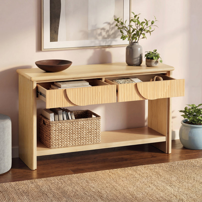 Console cannelée 55 "