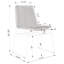 Ensemble de 2 chaises d'appoint Dacy