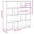 Book Cabinet/Room Divider Sonoma 41.3"X9.4"X40.2"-534667530