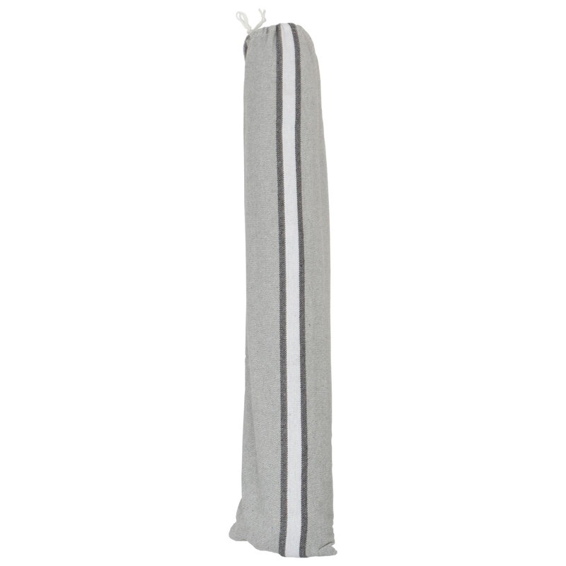 Cotton Camping Hammock with Stand, Grey/White