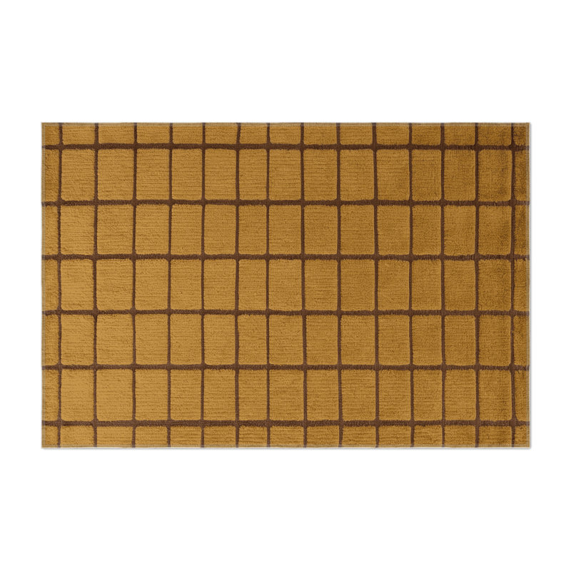 Tapis brun intérieur et extérieur Trellis, Rectangulaire 3 pi x 5 pi