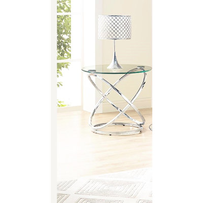 Table basse contemporaine en métal, 2 tables de bout avec hypothèses et magnétisme moderne