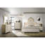 Table de chevet 2 tiroirs beige