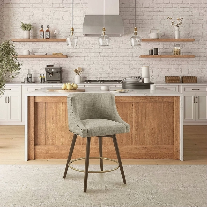 Tabouret de comptoir pivotant