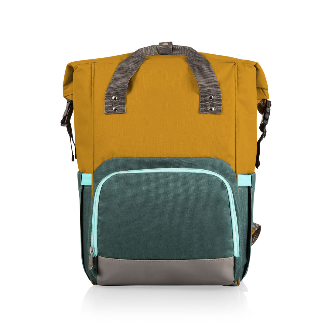 On The Go Roll-Top Backpack Cooler - Hiking Backpack Cooler Picnic Time 