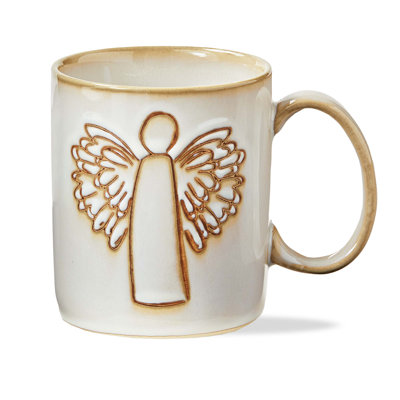Angel Mug Multicolored Ceramic Everyday 16 Oz