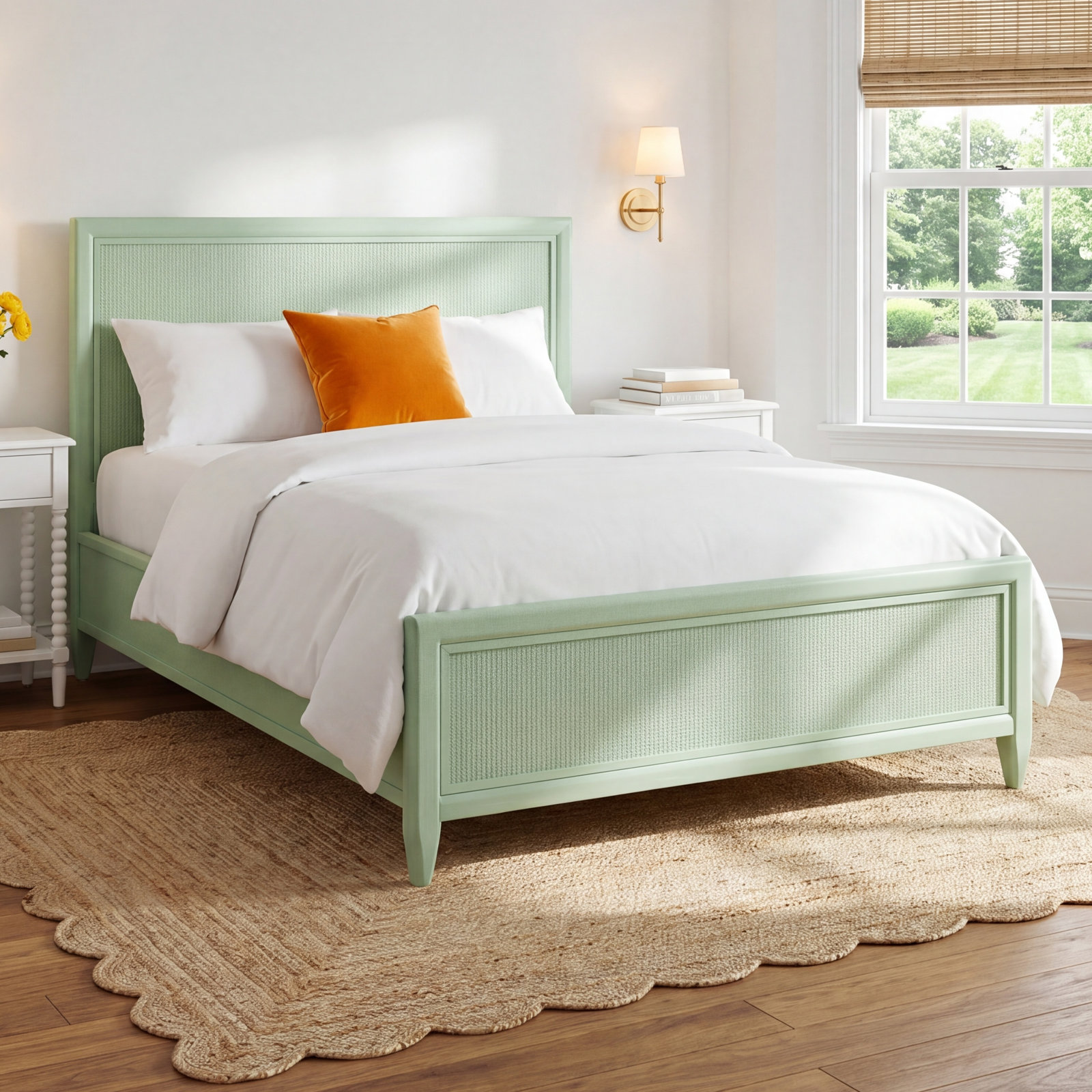 Warwick Bed, Queen, Frost White