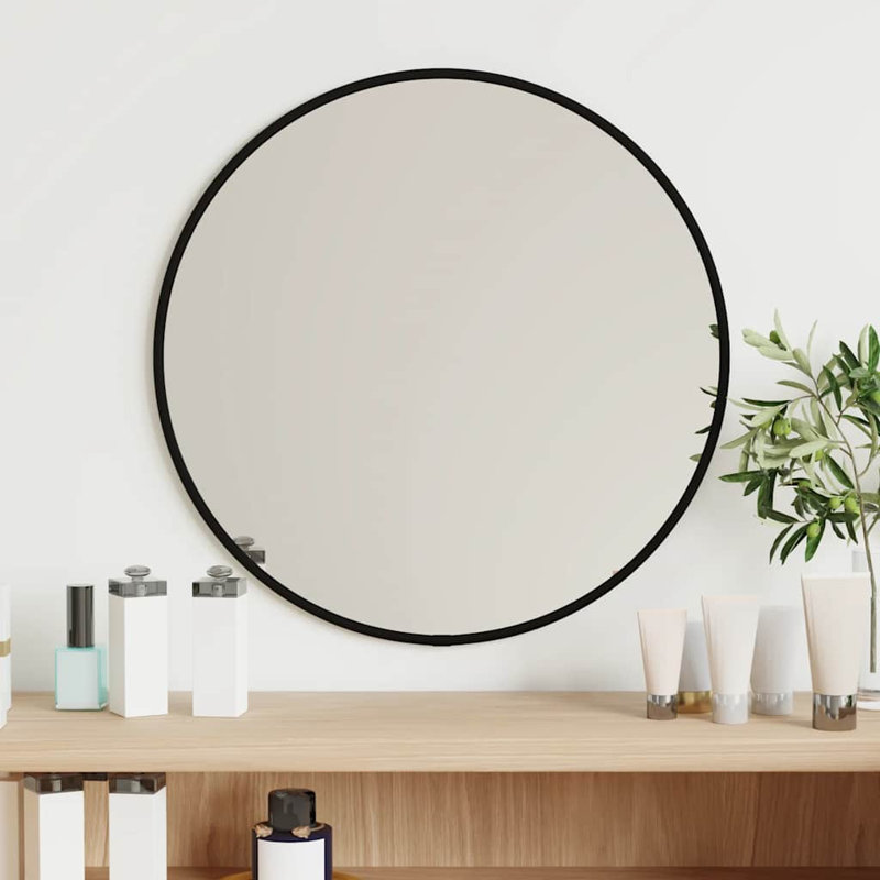 Jenkintown Round Mirror, Silver, 40cm x 40cm