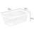 Sterilite 58 Qt Storage Boxes, Clear Plastic Containers w/ Lid, Set of 24, White-133743263-132208464