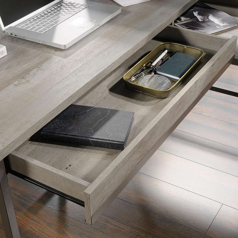 Kailani L-Shaped Metal Base Executive Desk