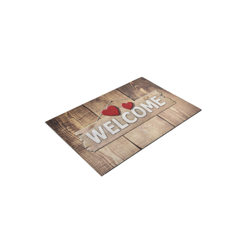 Durable PVC Doormat, Non-Slip Underside, 15.7 x 23.6 inches | 100% PVC Material, Machine Washable at 86°F | Perfect for Indoor & Outdoor Use, Easy to Clean, Stylish & Functional Welcome Mat