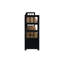Solid Wood 2-tier Small Bookshelf With Drawer