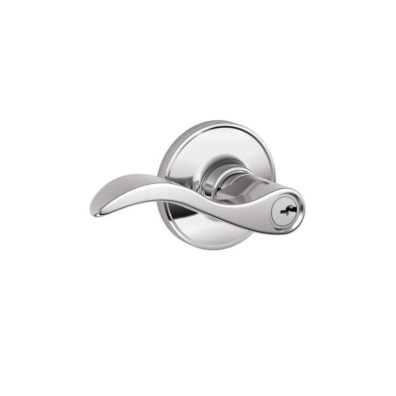 Seville Keyed (Entry) Door Lever, Matte Black