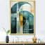 Aquamarine Arches Blist - Formes abstraites, reproduction sur toile-690965938-690965936