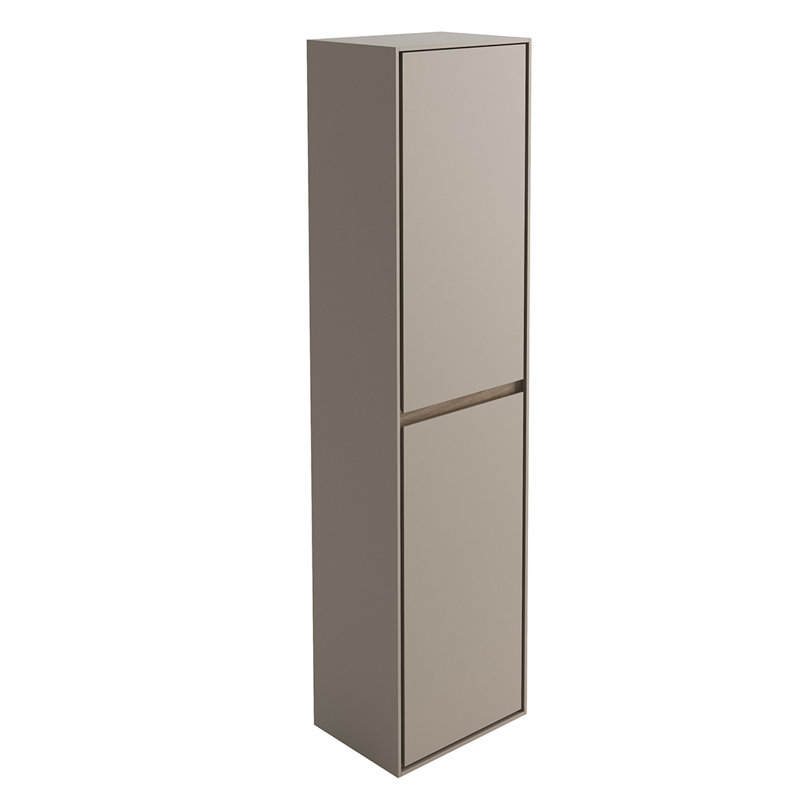 Wicker Linen Cabinet, Grey