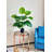 Primrue 31.5 in Pothos Faux Tree Devil's Ivy Scindapsus Aureus In Black Pot-1798766426
