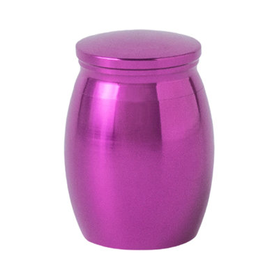 Mini Sealed Pet Cremation Urn, Purple