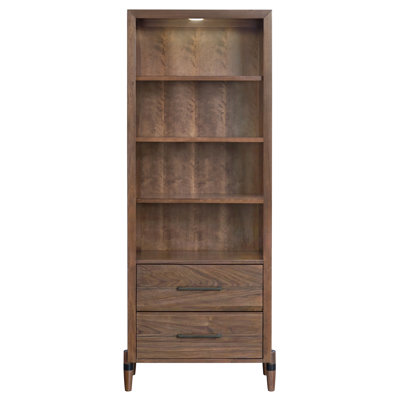 Bibliothèque Tranquility - assemblage minimal requis, finition noyer