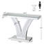 Table de vestibule en forme de V