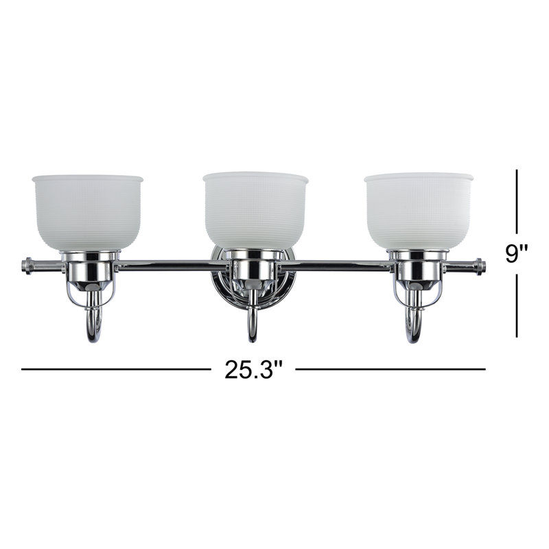 Éclairage pour meuble-lavabo 3 lumières Dunnstown