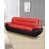 Similicuir rouge / noir est en rupture de stock