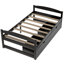Lit plateforme simple avec deux tiroirs-1114891321