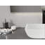 ANZZI 15.8'' White Glass Square Bathroom Sink