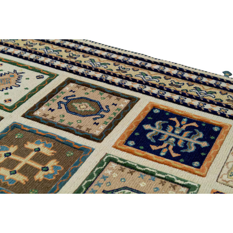 Dharma Hand Knotted Patchwork Area Rug