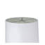 Lampe de table en verre D18x28,5 "