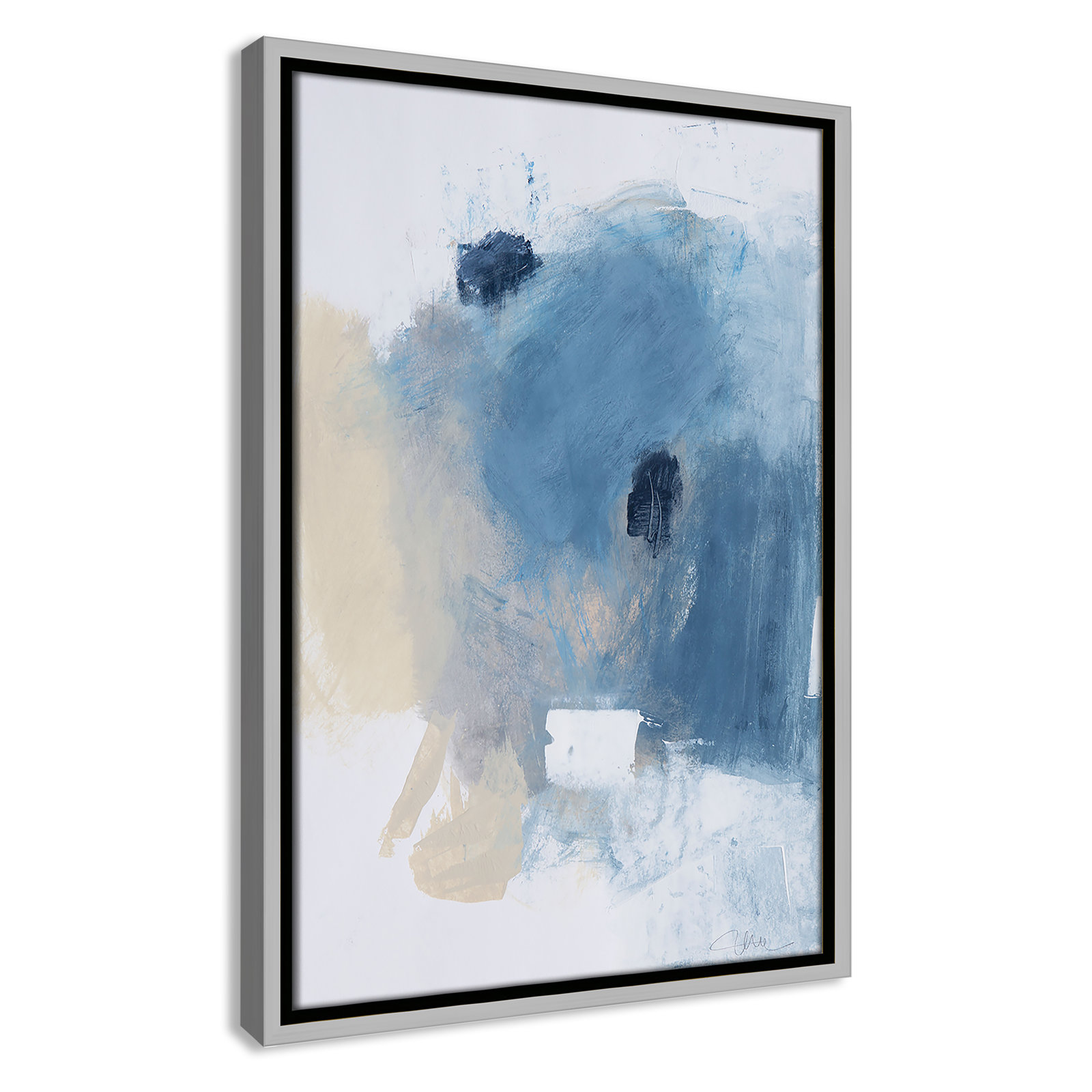 Coastal Carnival I Print by Casa Fine Arts, No Mat, 19.5" H x 13.5" W x 2" D, Silver Floater Framed Canvas