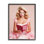 «Girl in Pink Reading» par Amanda Greenwood - reproduction flottante sur bois