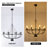 Resha 8-Light Dimmable Wagon Wheel Chandelier-243846374-243846369