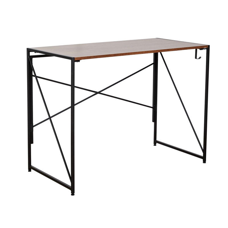 Brampton Folding Computer Desk, Brown