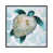 Toile avec cadre argenté