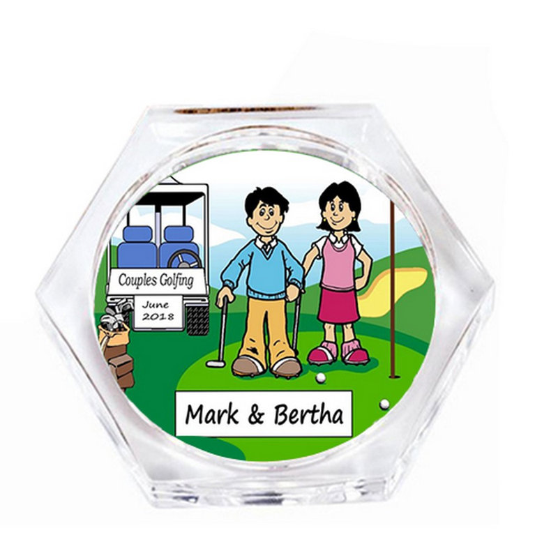 Ensemble de 4 sous-verres personnalisés, Oui
