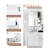 16" Modern Dimmable Linear Integrated LED Vanity Wall Sconce, Set of 2, Chrome-635133996