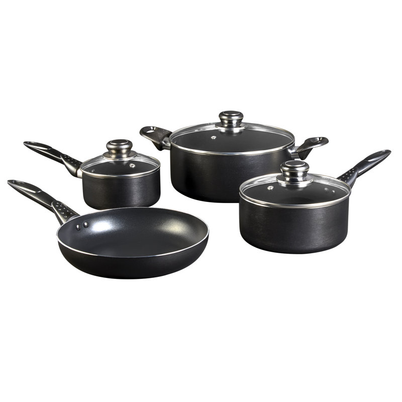 Basic Essentials 7PC Non-Stick Aluminum Cookware Set