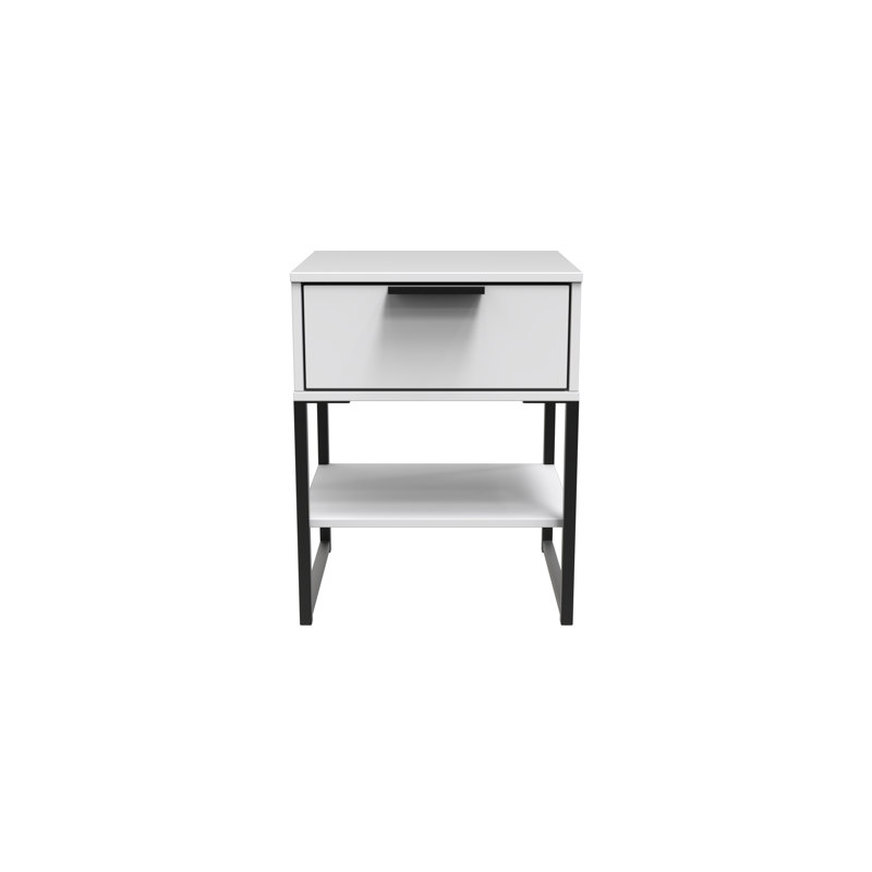 Fully Assembled Aliysha 1 Drawer Bedside Table