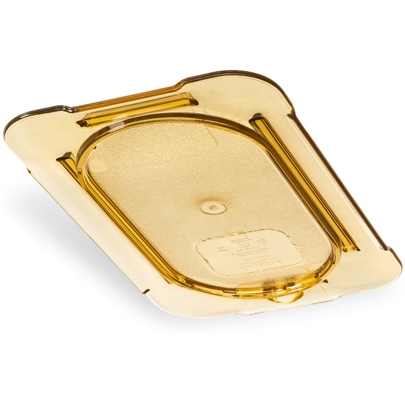 Couvercle rectangulaire Universal ™ en plastique jaune