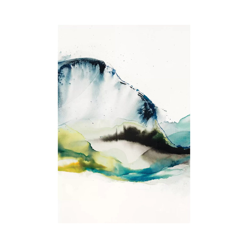 Abstract Terrain III by Sisa Jasper - Wrapped Canvas Painting, 20.32 cm H x 30.48 cm W