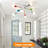 8-Light Colorful Chandelier, Modern Sputnik Chandelier, Kids Light Fixture With Multi Color Rainbow Fun Lights-2022777638-2022777639