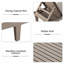 Chaise longue inclinable longue 75 po-1459871582