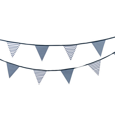 Double Sided 18 cm. H x 500 cm. W Polyester Bunting