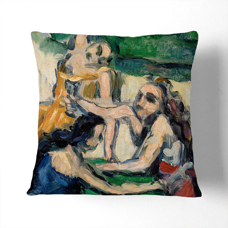 The Courtesans Scatter Cushion, 55cm H x 55cm W x 20cm D