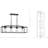 Katia 4 - Light Outdoor Chandelier