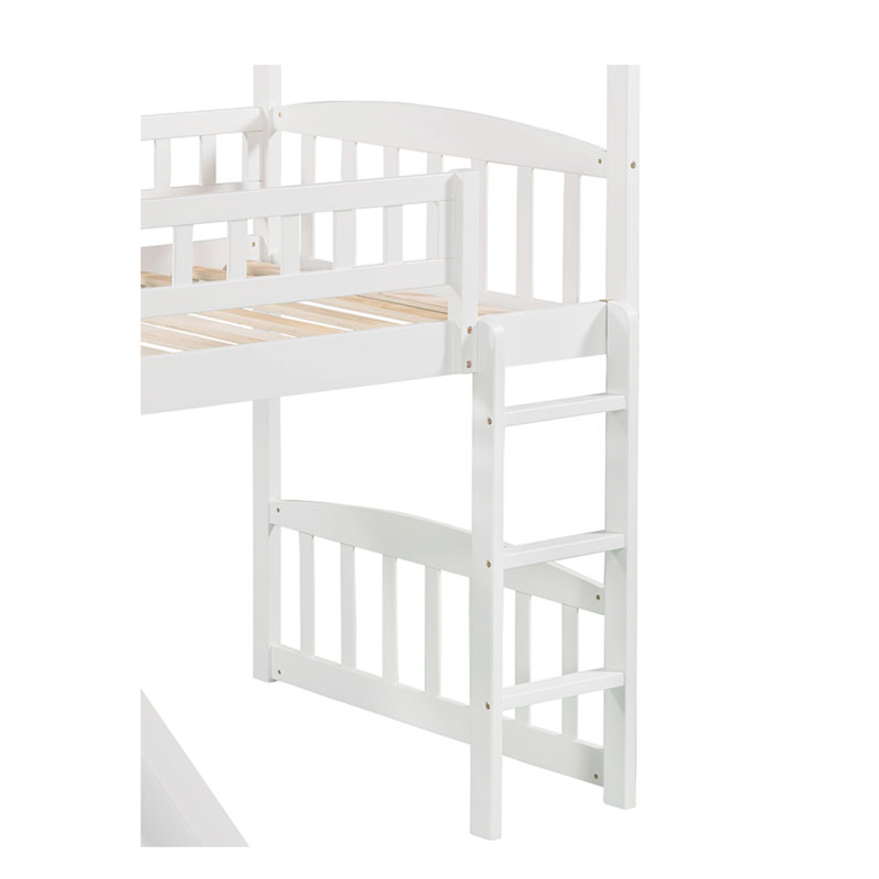 Karlsruhe Twin Loft Bed by Harper Orchard, White