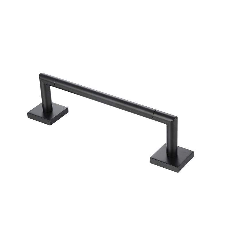 Rapture - Porte-serviettes simple, H 2,87 po x l 10,87 po x P 2,87 po, Noir mat
